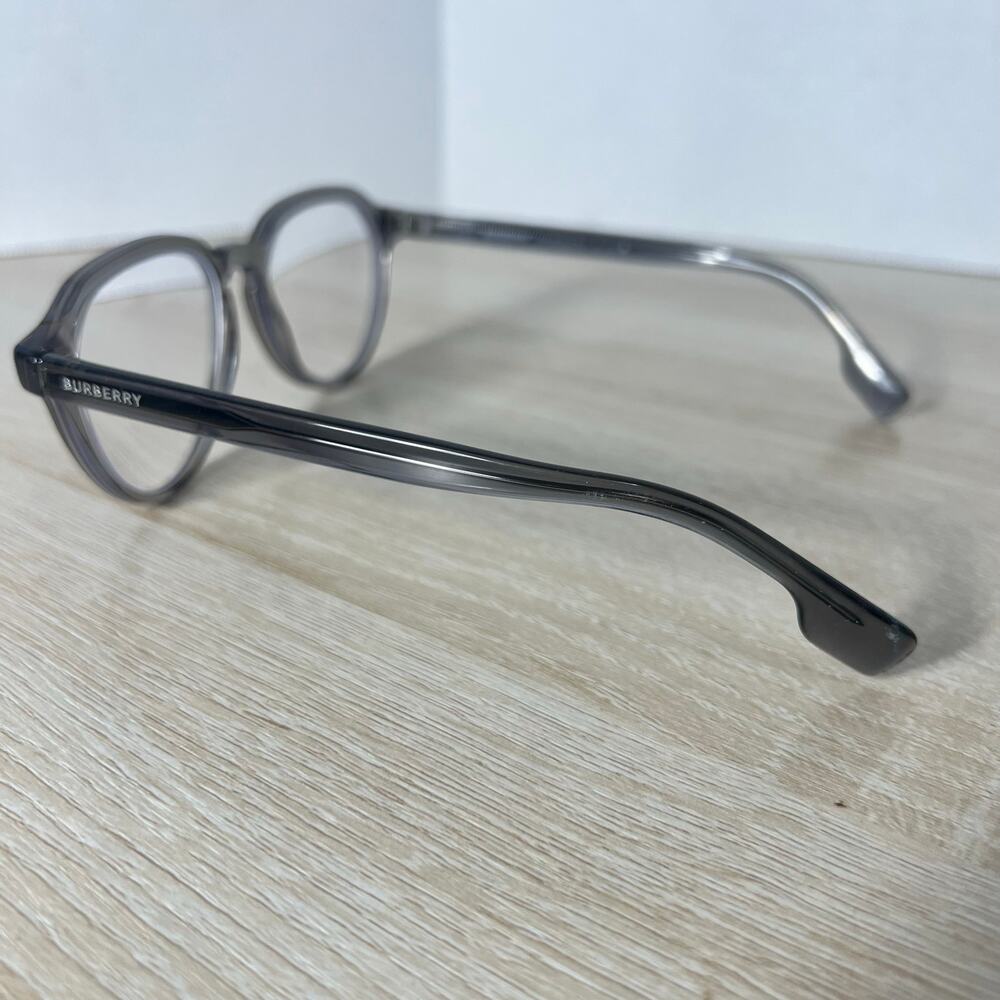 Burberry Archie B2368 4021 Eyeglasses Grey Translucent Frames 52-19-145 - Picture 10 of 13